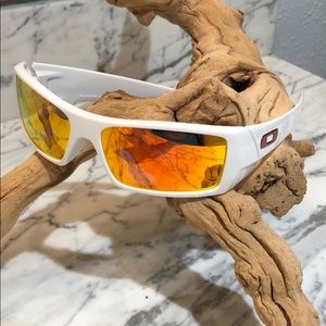 Vintage Oakley Gascan with Fire Iridium lens